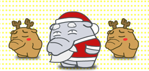 10 Funny elephant emoji gifs