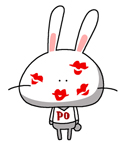 18 Lovely rabbit emoji gifs