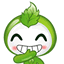 19 Funny green baby emoji gifs