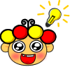 31 The funny clown boy emoji gifs