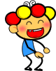 31 The funny clown boy emoji gifs