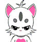 37 Funny interesting white cat animation emoji gifs