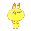 31 The funny fire rabbit emoji gifs