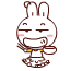 27 Cute little bunny emoji gifs