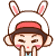 22 Lovely rabbit boy emoji gifs