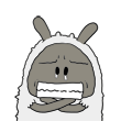 11 Gray rabbit super funny expressions emoji gifs free downloads