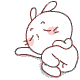 12 Lovely WeChat rabbit emoji gifs