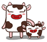 14 Super funny dairy cattle emoji emoticons