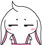 30 Super lovely big ear rabbits emoji gifs