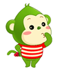 62 Naughty funny cartoon monkey emoji gifs