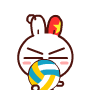 16 Funny cartoon rabbit emoji gifs emoticons