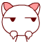 29 Interesting pure white cat emoji gifs