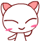 29 Interesting pure white cat emoji gifs