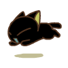 14 Super cute black cat emoji gifs Download