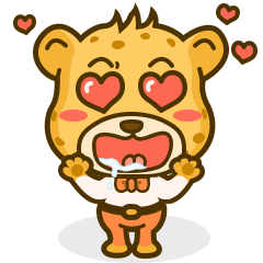 16 Cartoon leopards emoji download