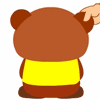 15 Stupid cute bear emoji gifs