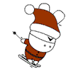 8P Lovely rabbit for Christmas emoji gifs