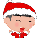 9 Happy Christmas emoji gifs