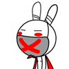 20 Wearing a mask of rabbit emoji gifs to download