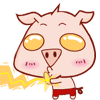 20 Funny stupid pig emoji gifs free download