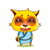50 Funny Kung Fu Civet Cat Emoji Gifs