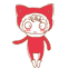 17 Cute fox girl emoji gifs download
