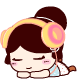 21 Lovely Chinese girl emoji gifs to download