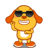 11P Joy and funny dog emoji gifs to download