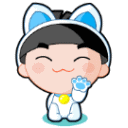 25 Lovely Chinese boy girl emoji gifs to download