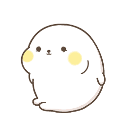 13 Lovely small seals hibo emoji gifs
