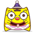 40 Super cute little tiger emoji gifs Emoticons download