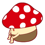 16 Lovely mushroom girl emoji gifs free download