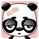 10 Lovely band-aid panda emoji gifs free download Emoticons