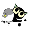 27 Poor little black cat emoji gifs free download