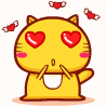 16 Super charming and lovely cartoon cat emoji gifs to download