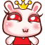 17 Cute rabbit princess emoji gifs download