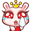 26 Cute rabbit princess emoji gifs download emoticons