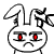 30 Super cute rabbit expression show emoji gifs