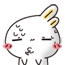 21 Super cute rabbit dynamic image emoji gifs