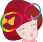 23 little girl with glasses Emoji gifs