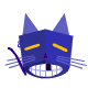 11 Geometric figure cat emoji gifs free download