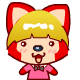 12 handsome red fox QQ emoji download