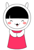 21 Lovely bunny girl emoji gifs