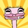 8 Funny ostrich emoticon_ emoji gifs free download