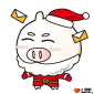 16 Cute Christmas animal expression emoji gifs download
