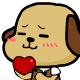 11 Stray dog chat expression emoji gifs