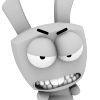 11 3D Cute and funny rabbit emoji gifs download