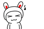 15 Super joy rabbit emoji gifs download