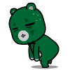12 Crazy little bear emoticon gifs emoji free download