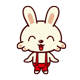 11 Lovely red-blooded rabbit emoji gfis free download emoticons